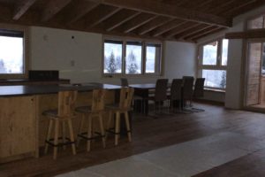 Level 3/Upper Chalet Kitchen + Dining Area