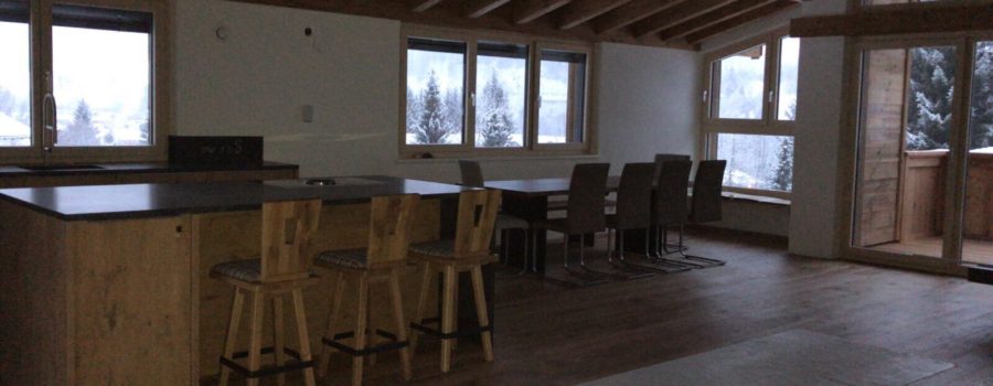 Level 3/Upper Chalet Kitchen + Dining Area