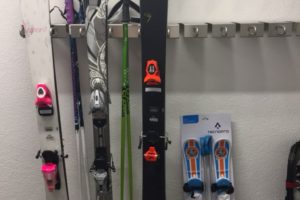 Ski+pole rack