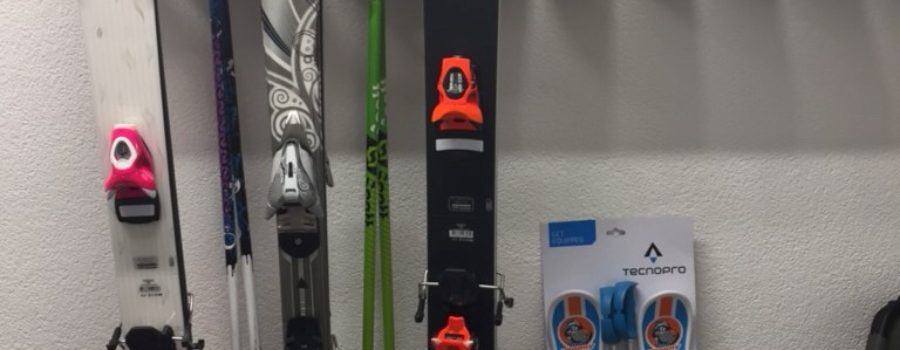 Ski+pole rack